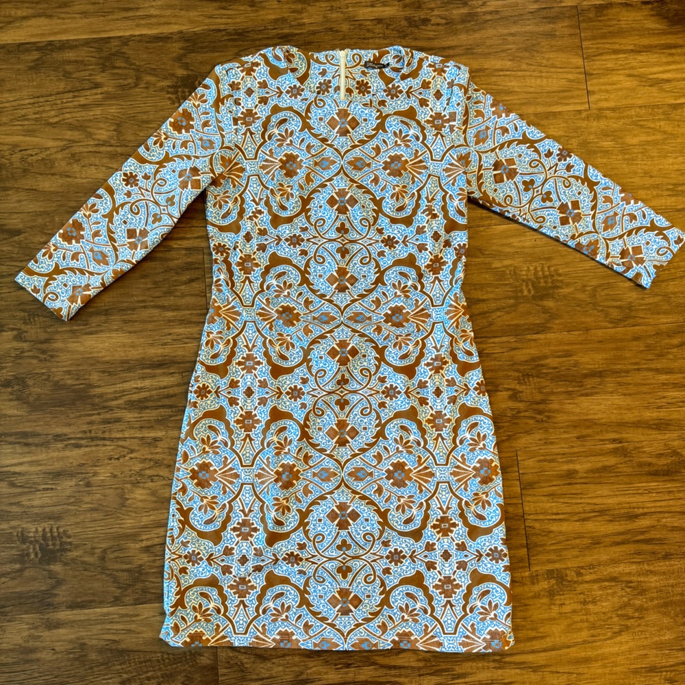 J. McLaughlin Catalina Cloth Knee Length Dress Size Medium
